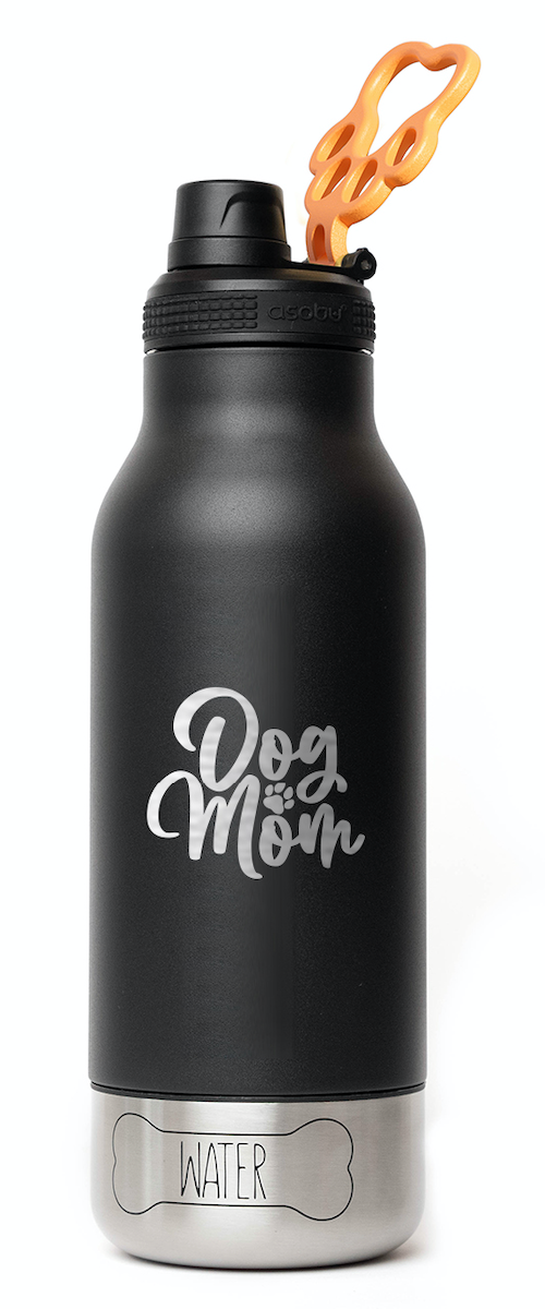 Black 3-IN-1 DOG MOM BOTTLE